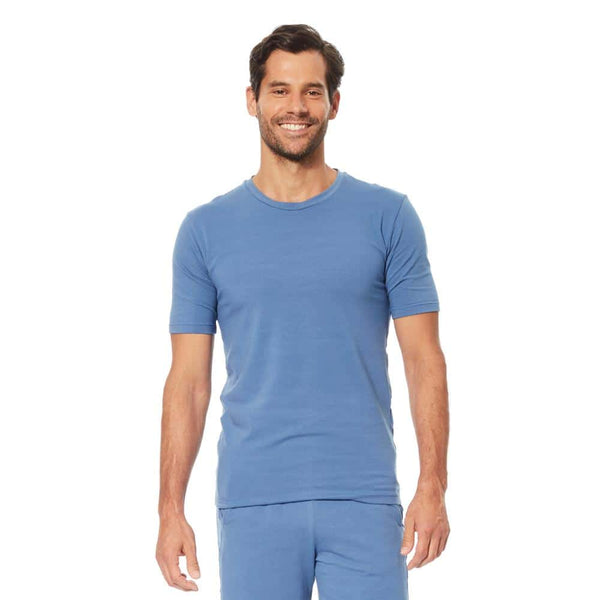 Camisa de pijama TH Original con manga larga, Azul